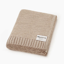 Load image into Gallery viewer, Heritage Knit - 100% Organic Cotton Luxury Knit Baby Swaddle Blanket