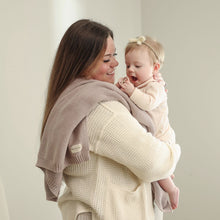Load image into Gallery viewer, Heritage Knit - 100% Organic Cotton Luxury Knit Baby Swaddle Blanket