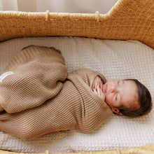 Load image into Gallery viewer, Heritage Knit - 100% Organic Cotton Luxury Knit Baby Swaddle Blanket
