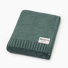 Load image into Gallery viewer, Heritage Knit - 100% Organic Cotton Luxury Knit Baby Swaddle Blanket