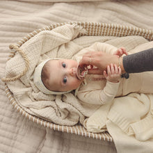 Load image into Gallery viewer, Heritage Knit - 100% Organic Cotton Luxury Knit Baby Swaddle Blanket