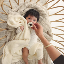 Load image into Gallery viewer, Heritage Knit - 100% Organic Cotton Luxury Knit Baby Swaddle Blanket