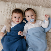 Load image into Gallery viewer, Heritage Knit - 100% Organic Cotton Luxury Knit Baby Swaddle Blanket