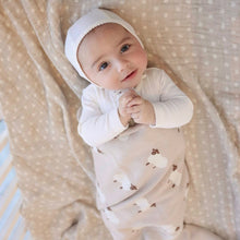 Load image into Gallery viewer, Sheep Knit Receiving Baby Blanket