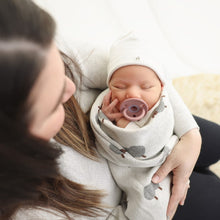 Load image into Gallery viewer, Sheep Knit Receiving Baby Blanket