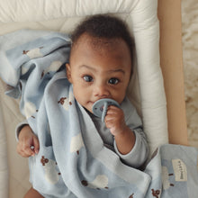 Load image into Gallery viewer, Sheep Knit Receiving Baby Blanket