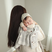 Load image into Gallery viewer, Sheep Knit Receiving Baby Blanket