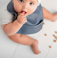 Load image into Gallery viewer, Classic - Set of Soft Vegan Leather Easy Clean Bibs 0-12 Months