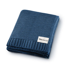 Load image into Gallery viewer, Heritage Knit - 100% Organic Cotton Luxury Knit Baby Swaddle Blanket
