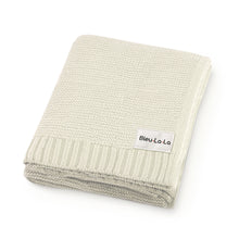 Load image into Gallery viewer, Heritage Knit - 100% Organic Cotton Luxury Knit Baby Swaddle Blanket