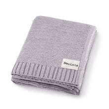 Load image into Gallery viewer, Heritage Knit - 100% Organic Cotton Luxury Knit Baby Swaddle Blanket