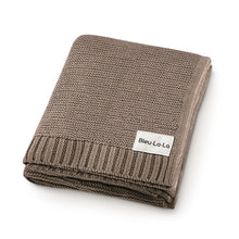 Load image into Gallery viewer, Heritage Knit - 100% Organic Cotton Luxury Knit Baby Swaddle Blanket
