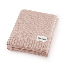 Load image into Gallery viewer, Heritage Knit - 100% Organic Cotton Luxury Knit Baby Swaddle Blanket