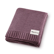 Load image into Gallery viewer, Heritage Knit - 100% Organic Cotton Luxury Knit Baby Swaddle Blanket