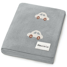 Load image into Gallery viewer, 100% Cotton Luxury Knit Car Swaddle Blanket