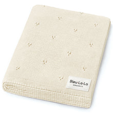 Load image into Gallery viewer, Organic Pointelle Luxury Knit Swaddle Blanket