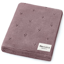 Load image into Gallery viewer, Organic Pointelle Luxury Knit Swaddle Blanket