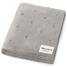 Load image into Gallery viewer, Organic Pointelle Luxury Knit Swaddle Blanket