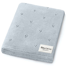 Load image into Gallery viewer, Organic Pointelle Luxury Knit Swaddle Blanket