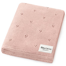 Load image into Gallery viewer, Organic Pointelle Luxury Knit Swaddle Blanket