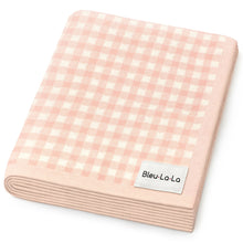 Load image into Gallery viewer, Checkered Knit Baby Blanket