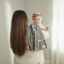 Load image into Gallery viewer, Luxury Cotton Deer Knit Swaddle Baby Blanket
