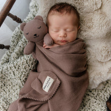 Load image into Gallery viewer, Blanket Lovey - 100% Organic Cotton Baby Blanket with Comfort Lovey