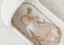 Load image into Gallery viewer, Luxe Collection 100% Organic Cotton Luxury Knit Baby Blanket + Hat Set with Gift Box