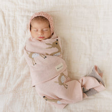 Load image into Gallery viewer, Whimsy Collection - Luxury 100% Cotton Knit Swaddle Baby Blanket