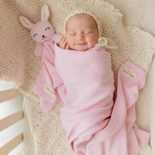 Load image into Gallery viewer, Blanket and Lovey Security Blanket Organic Cotton Gift Set