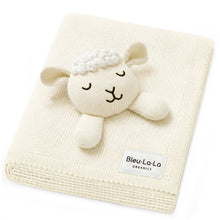 Load image into Gallery viewer, Blanket Lovey - 100% Organic Cotton Baby Blanket with Comfort Lovey