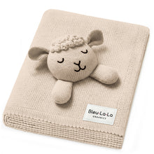 Load image into Gallery viewer, Blanket Lovey - 100% Organic Cotton Baby Blanket with Comfort Lovey