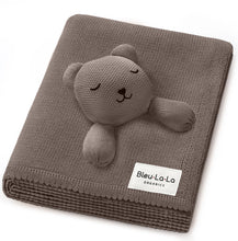 Load image into Gallery viewer, Blanket Lovey - 100% Organic Cotton Baby Blanket with Comfort Lovey
