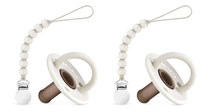 Lulababe Pacifier + Clip - Stage I - 2 Pack