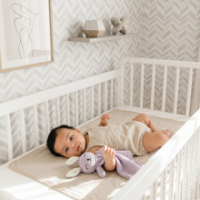 Load image into Gallery viewer, Organic cotton plush lovey security blanket by Bleu La La