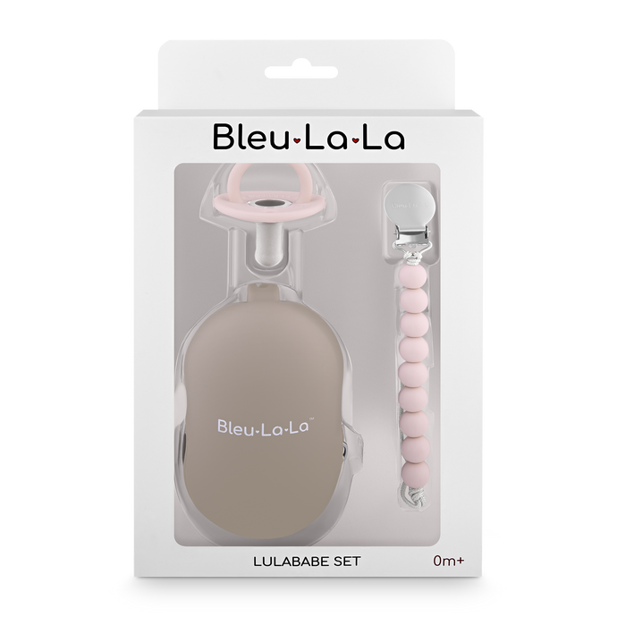Gift Set - Lulababe Pacifier, Clip, and Case Gift Set