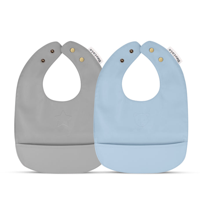 Chupetes BIBS colours Iron/Baby Blue - babyBelle