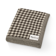 Load image into Gallery viewer, Checkered Knit Baby Blanket
