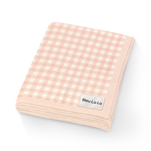 Load image into Gallery viewer, Checkered Knit Baby Blanket