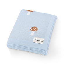 Load image into Gallery viewer, Luxury Knit Mushroom Swaddle Baby Blanket