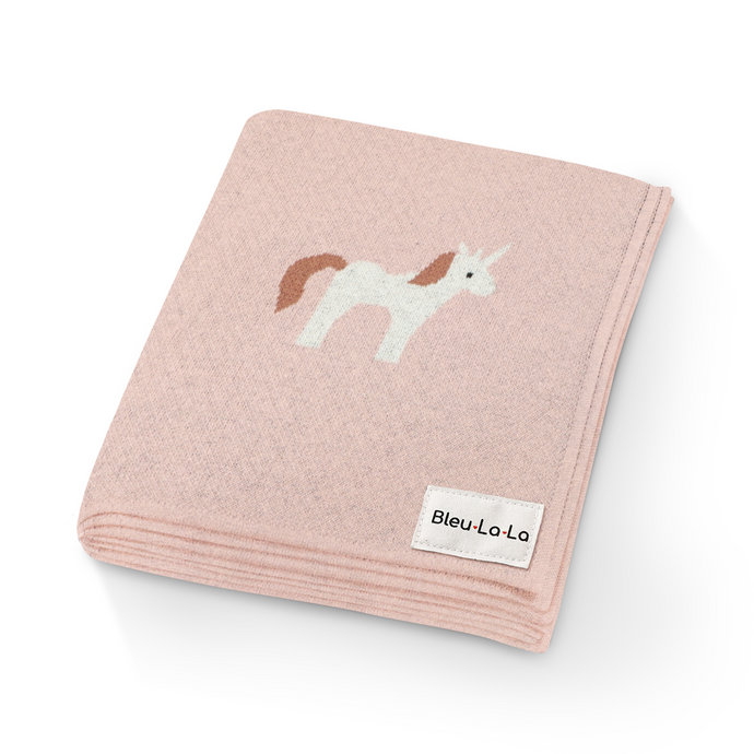 Knit Unicorn Blanket
